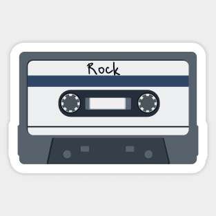 Rock cassette Sticker